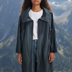 Y2K Janska Small long Black Jacket winter grunge whimsical casual